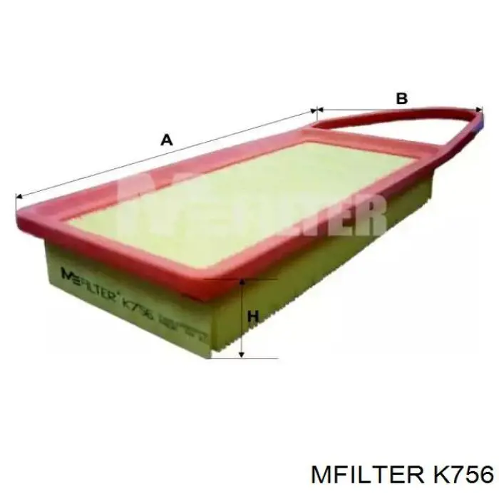Comprar K756 Mfilter Filtro de aire