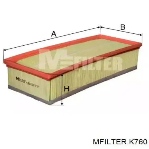 Comprar K760 Mfilter Filtro de aire