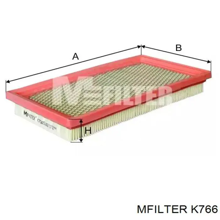 K766 Mfilter filtro de aire
