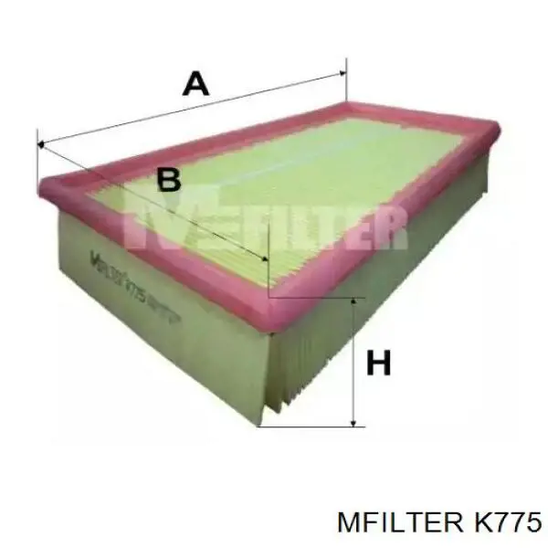 Comprar K775 Mfilter Filtro de aire