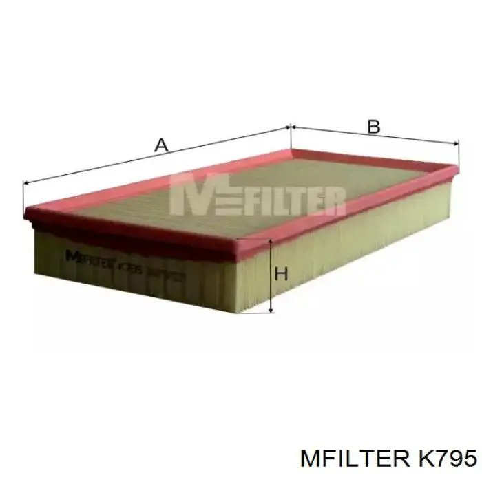 K795 Mfilter filtro de aire