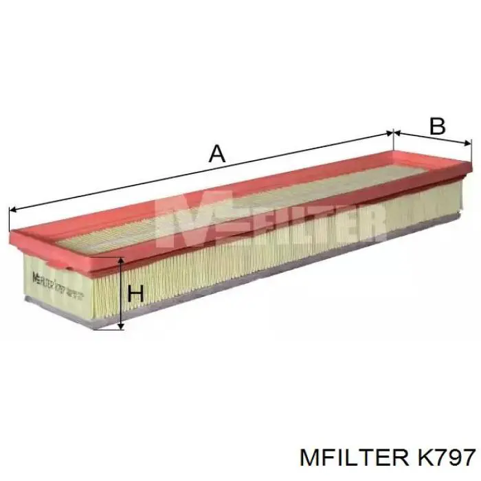 K797 Mfilter filtro de aire