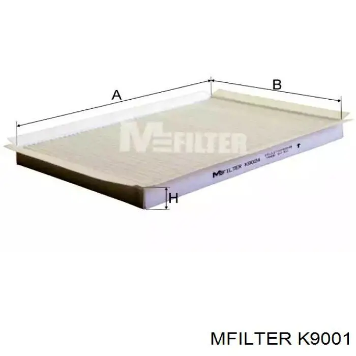 Filtro de cabina Mfilter K9001 precio, desde 4,35 EUR