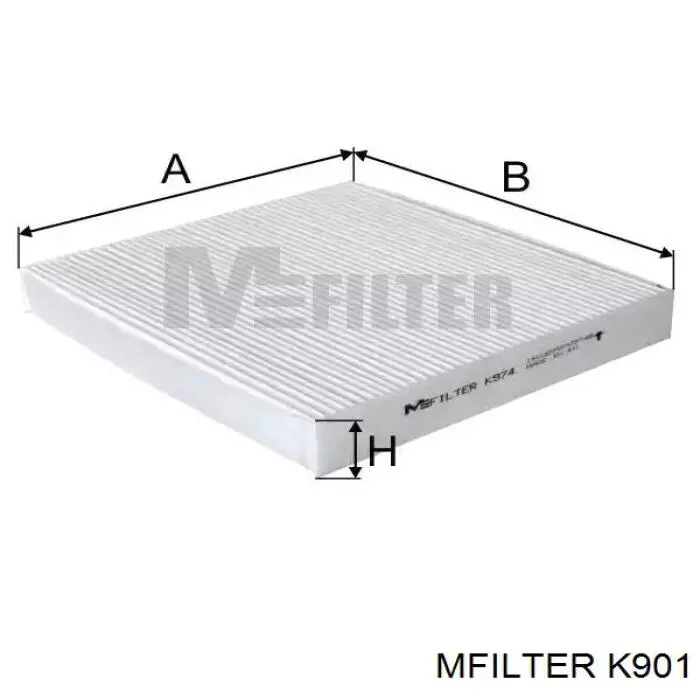 K901 Mfilter filtro habitáculo