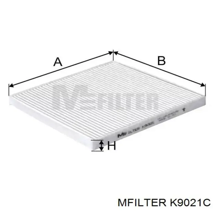 Filtro de cabina Mfilter K9021C precio, desde 8,71 EUR