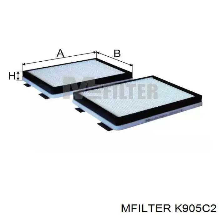 K905C2 Mfilter filtro habitáculo