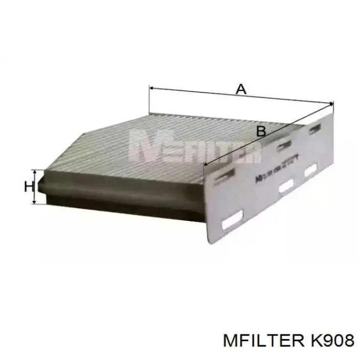 K908 Mfilter filtro habitáculo