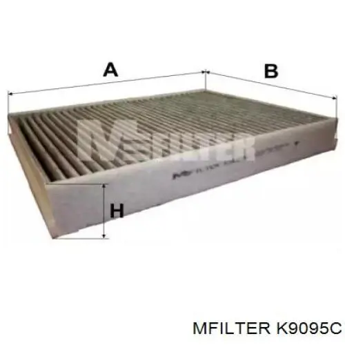 Comprar K9095C Mfilter Filtro de aire del habitáculo