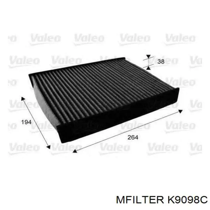 Filtro de cabina Mfilter K9098C precio, desde 11,00 EUR