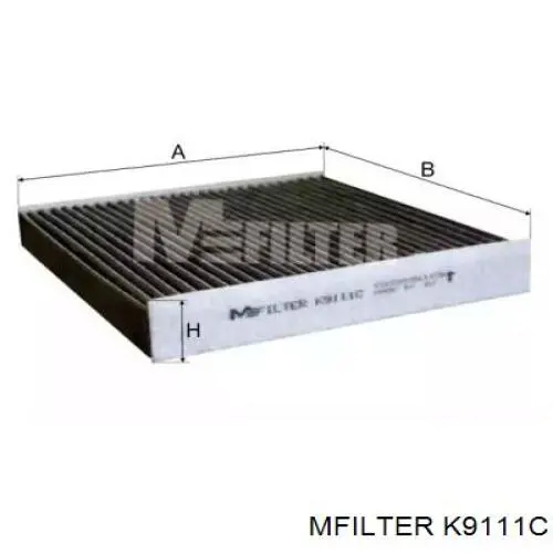 K9111C Mfilter filtro habitáculo