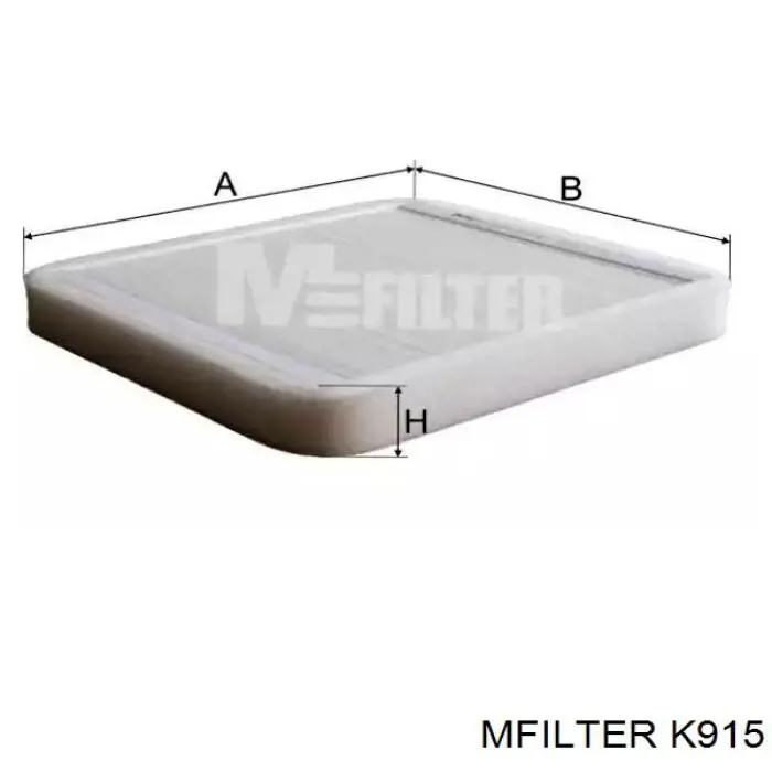 Filtro de cabina Mfilter K915 precio, desde 7,96 EUR