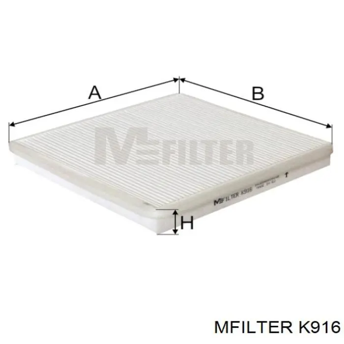 K916 Mfilter filtro habitáculo