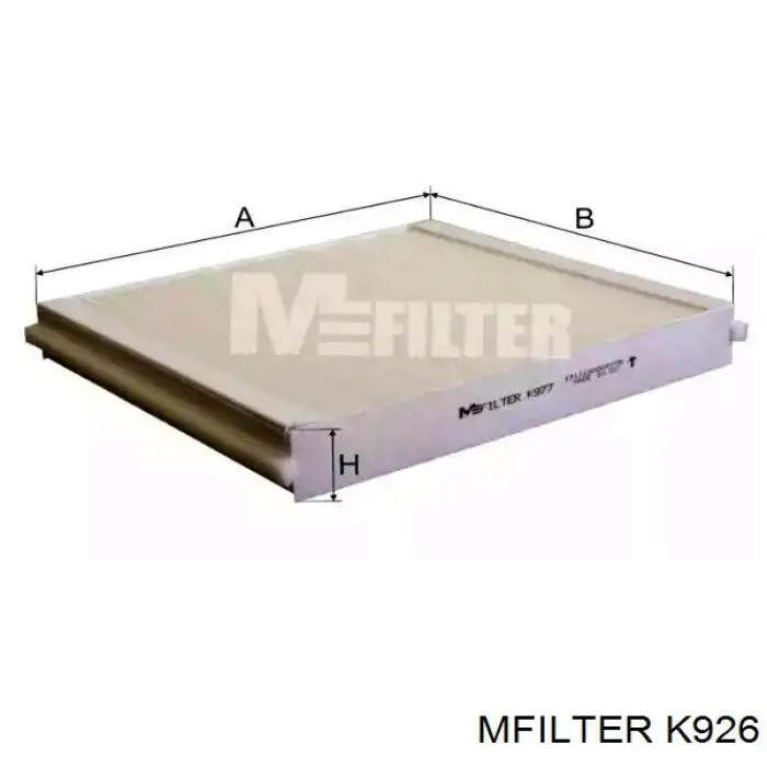 K926 Mfilter filtro habitáculo