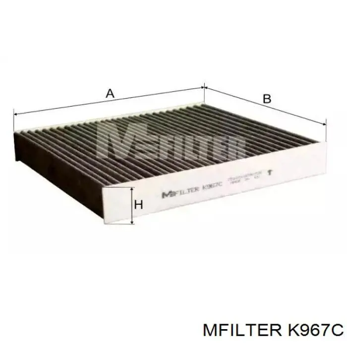 K967C Mfilter filtro habitáculo