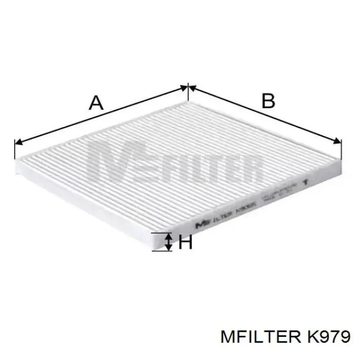 Filtro de habitáculo K979 Mfilter