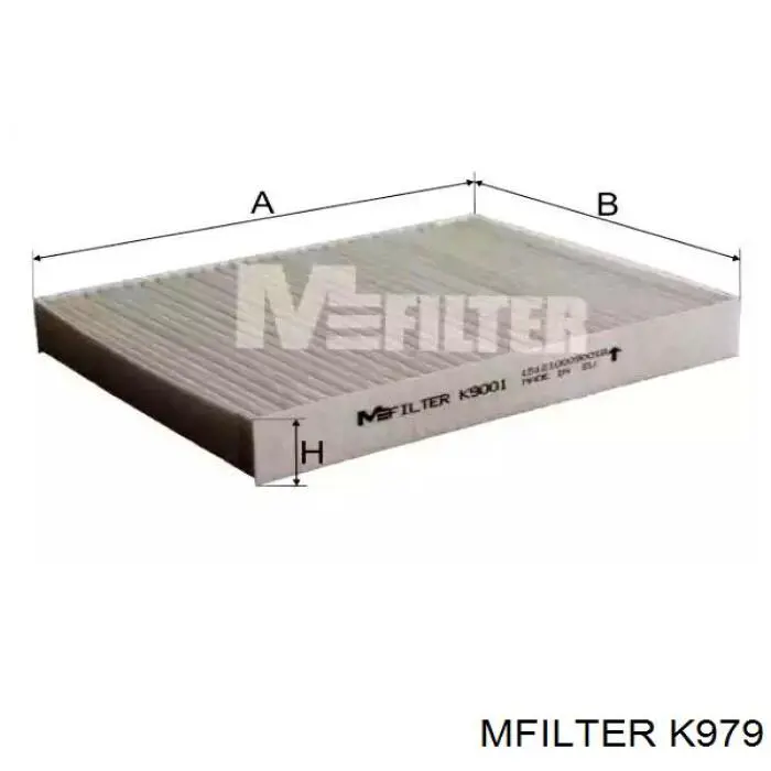 Filtro de cabina Mfilter K979 precio, desde 5,99 EUR