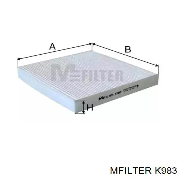 K983 Mfilter filtro habitáculo