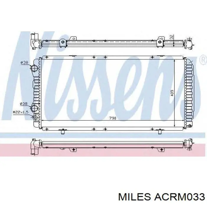 ACRM033 Miles radiador