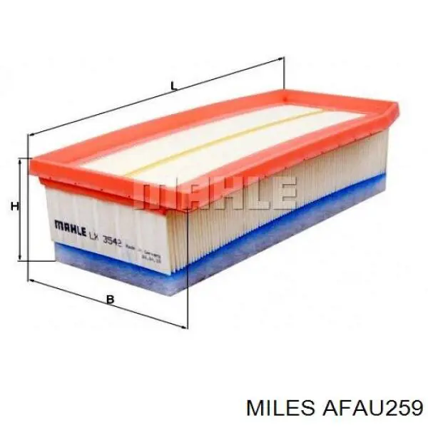 Filtro de aire Dacia Sandero 1 BS0, 1