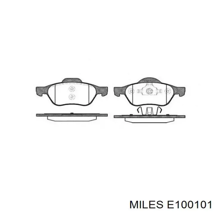 Pastillas de freno delanteras Renault Laguna 2 BG0, BG1