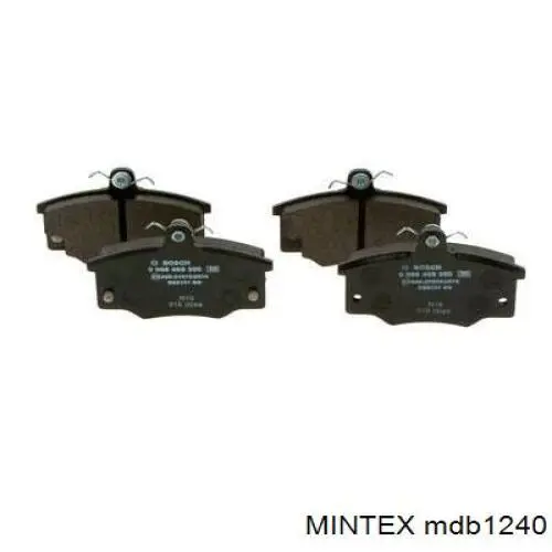 Pastillas de freno delanteras Fiat Tipo 160