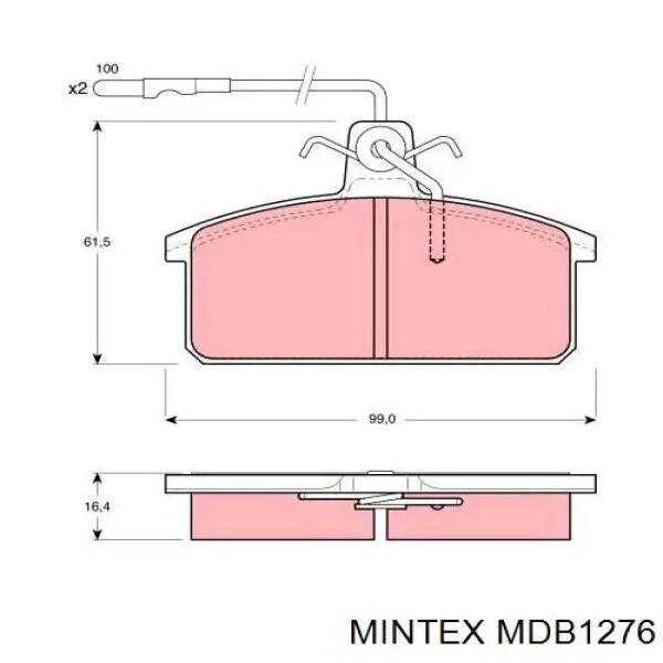 Pastillas de freno delanteras Suzuki Jimny FJ