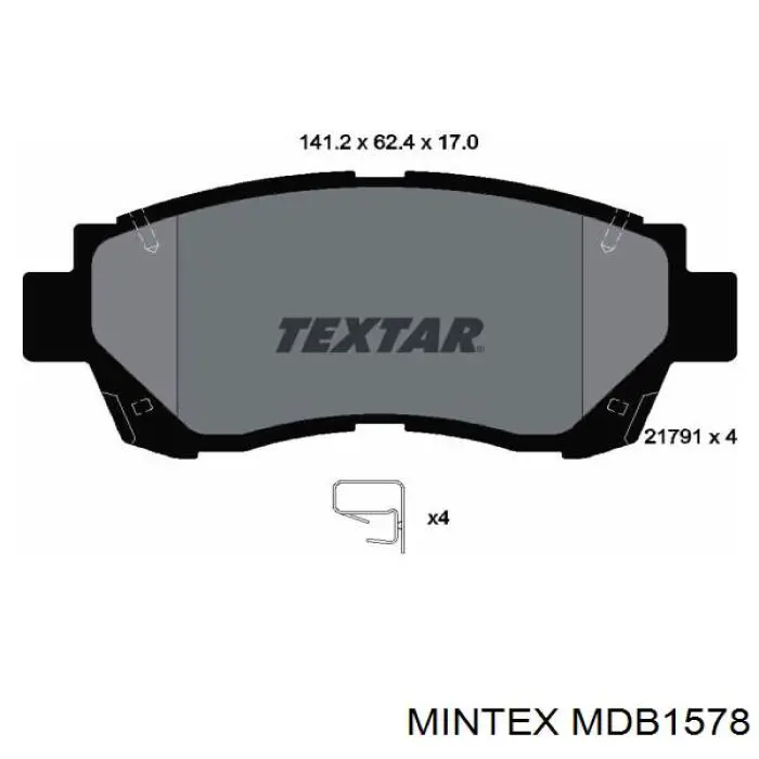 Pastillas de freno delanteras para Toyota Camry  (V2)