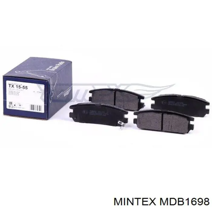 MDB1698 Mintex pastillas de freno traseras