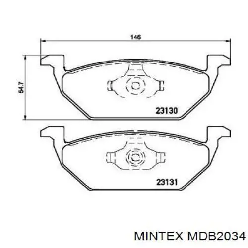 Pastillas de freno delanteras Seat Ibiza 5 KJ1, KJG