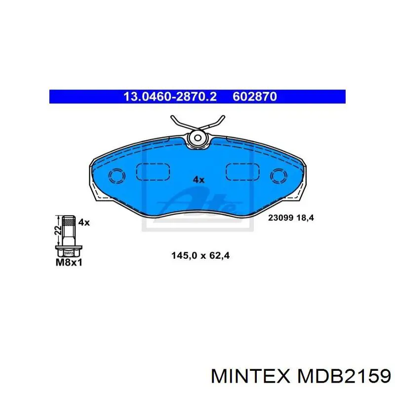 Pastillas de freno delanteras Renault Trafic 2 FL