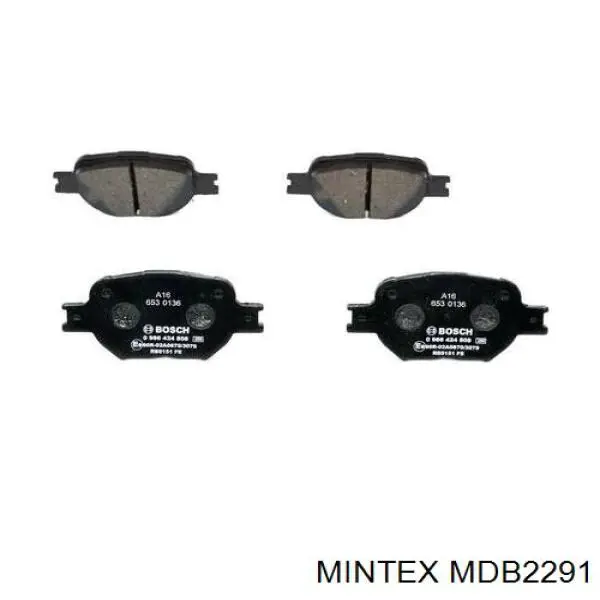 MDB2291 Mintex pastillas de freno delanteras