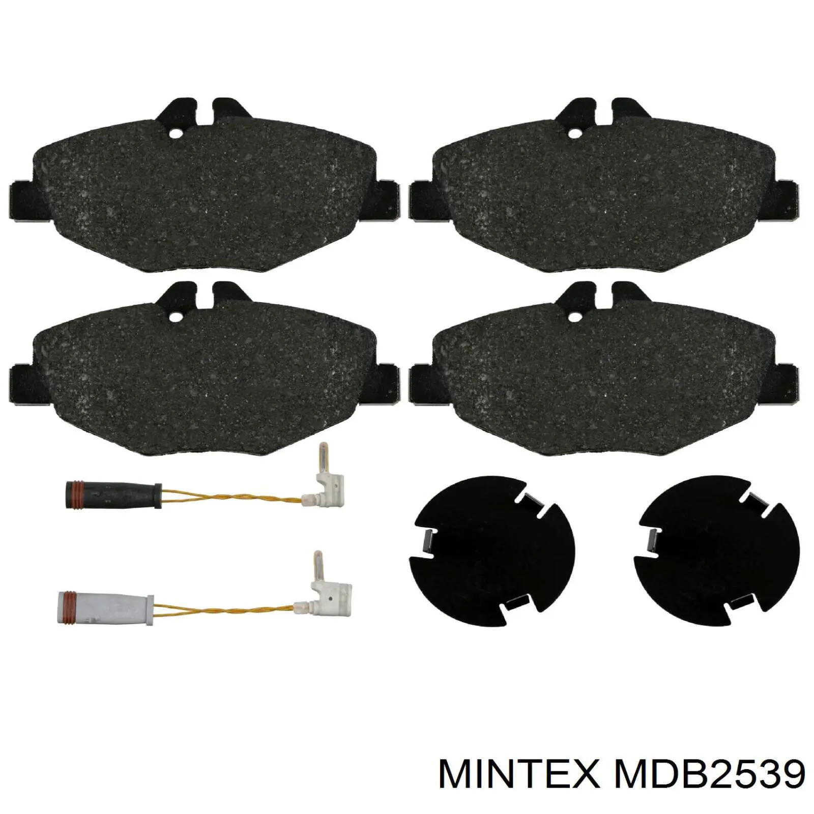 MDB2539 Mintex pastillas de freno delanteras