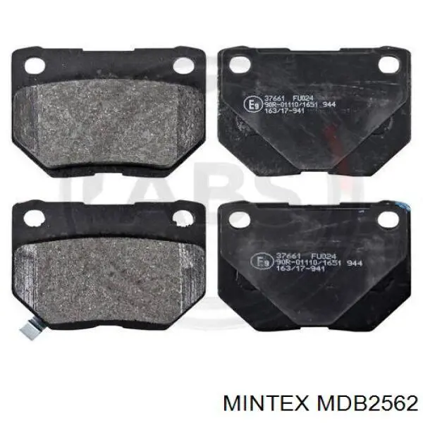 MDB2562 Mintex pastillas de freno traseras