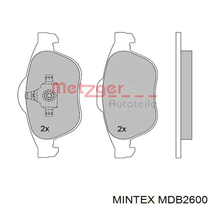 Pastillas de freno delanteras Renault Espace 4 JK0