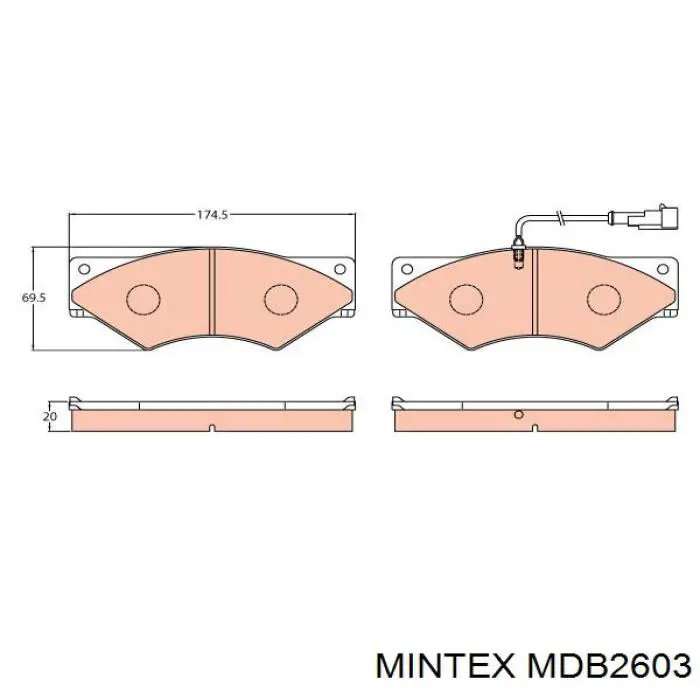 PA6018 Brembo Pastillas delanteras