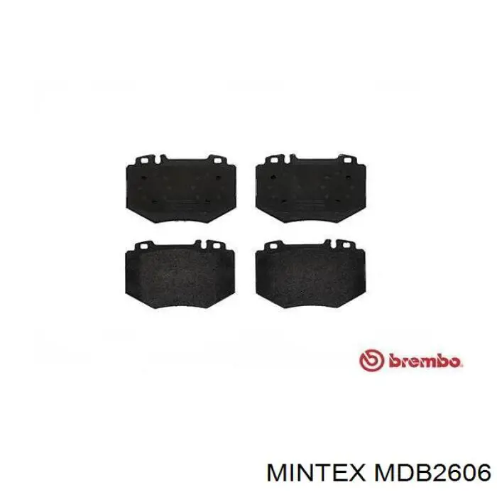 MDB2606 Mintex pastillas de freno delanteras