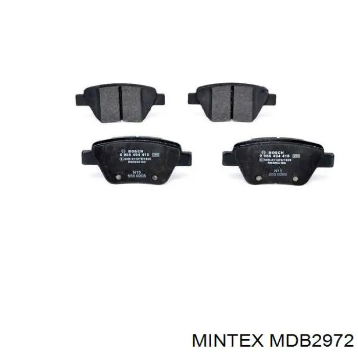 Pastillas de freno traseras Volkswagen Jetta 6 162, 163, AV3, AV2, AY2, AY3