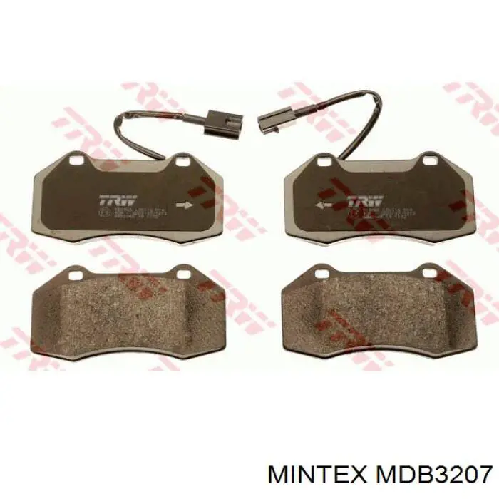 MDB3207 Mintex pastillas de freno delanteras