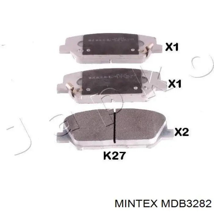 MDB3282 Mintex pastillas de freno delanteras