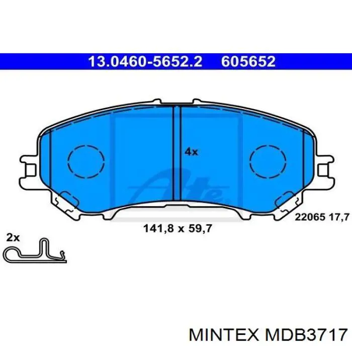 Pastillas de freno delanteras Nissan Qashqai 2 J11