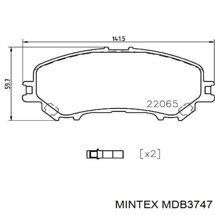 Pastillas de freno delanteras Nissan Qashqai 2 J11