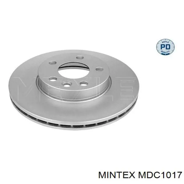 MDC1017 Mintex disco de freno delantero