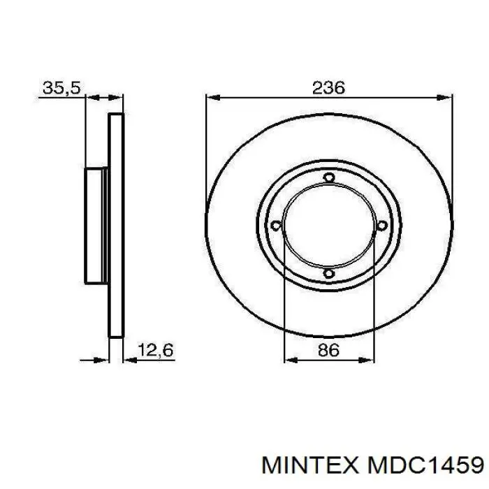 Freno de disco delantero Chevrolet Spark (Matiz) M200, M250