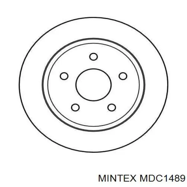 Disco de freno trasero Jeep Cherokee 2 XJ