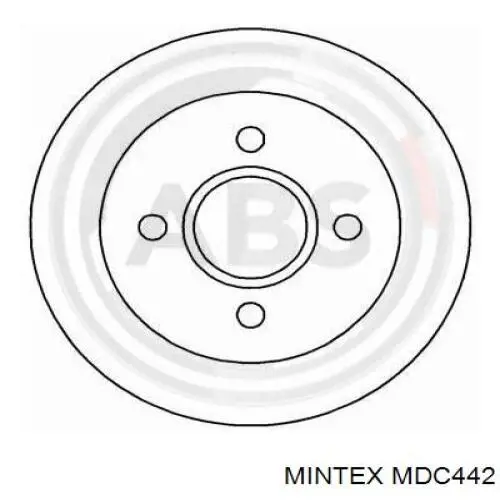 Disco de freno trasero Ford Sierra 1 GBC