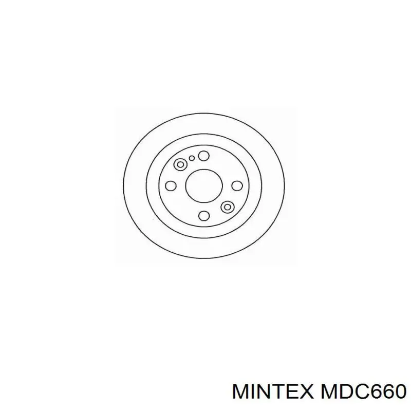 Disco de freno trasero Mazda 323 BG