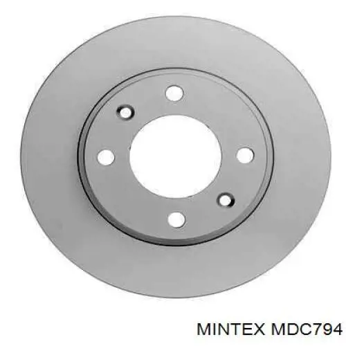 Disco de freno trasero Peugeot 206 2A/C