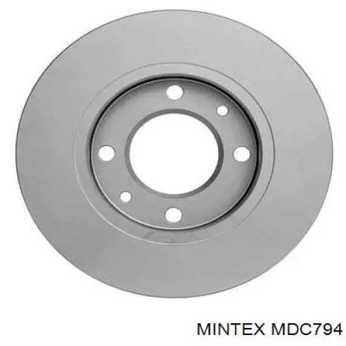 Disco de freno trasero Peugeot 206 2A/C