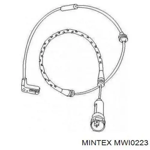 Sensor de desgaste de las pastillas de freno delanteras Road House 001064