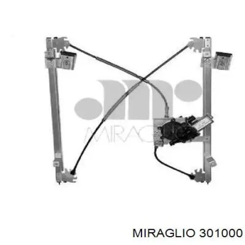 301000 Miraglio mecanismo de elevalunas, puerta delantera izquierda